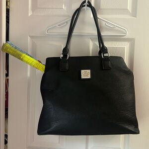 Black Court Couture tennis bag! Room for racquet and more!